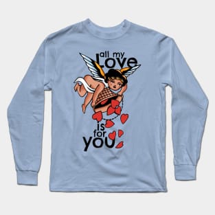 Vintage Cupid Bring Love to You Long Sleeve T-Shirt